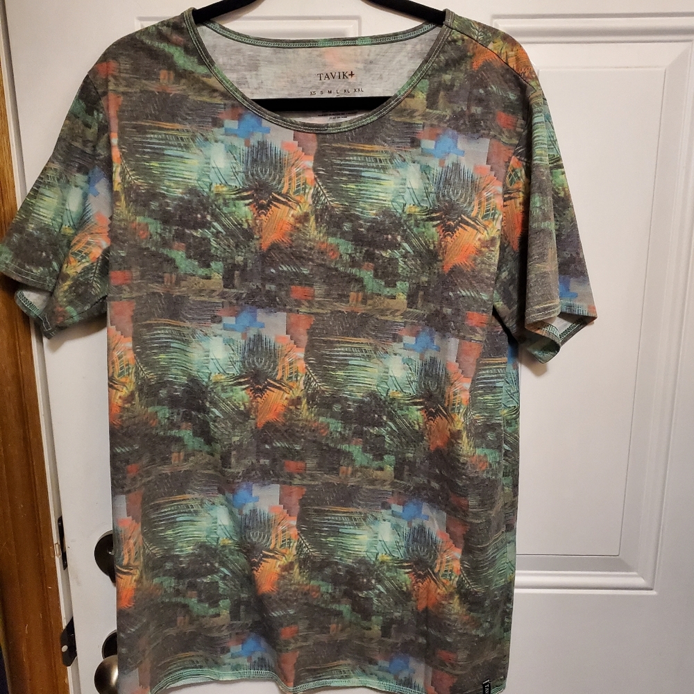 Tavik tropical pattern tee from the Bay